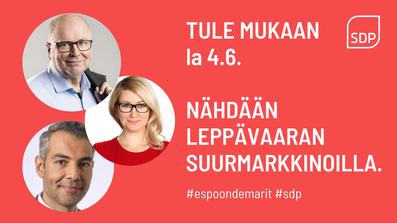 Leppävaaran suurmarkkinat 4.6.