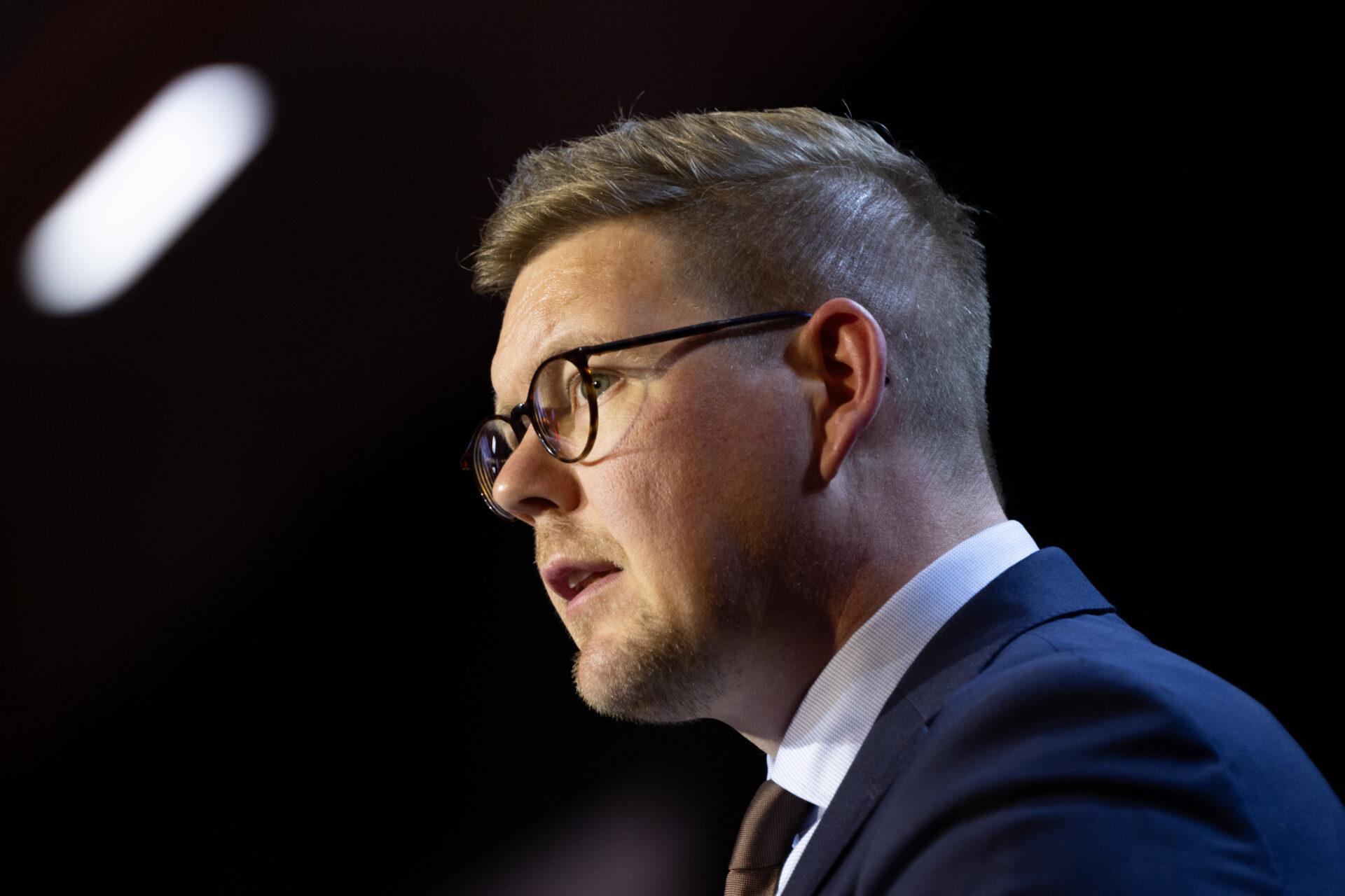 SDP:n uuden puheenjohtajan, Antti Lindtmanin linjapuhe