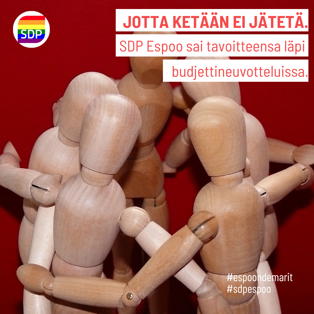 SDP Espoo sai tavoitteensa läpi budjettisovussa