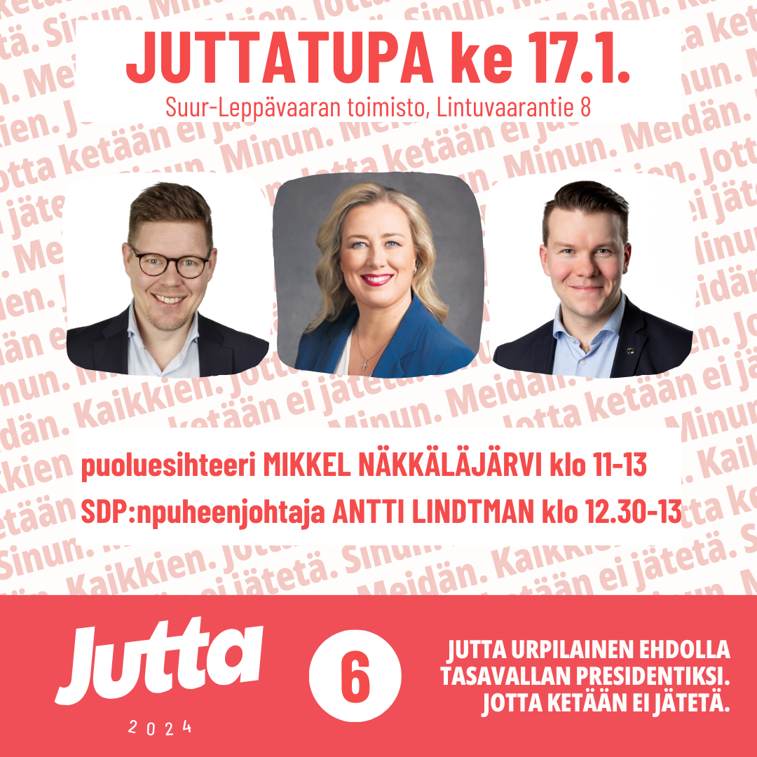 Lindtman ja Näkkäläjärvi Juttatuvassa