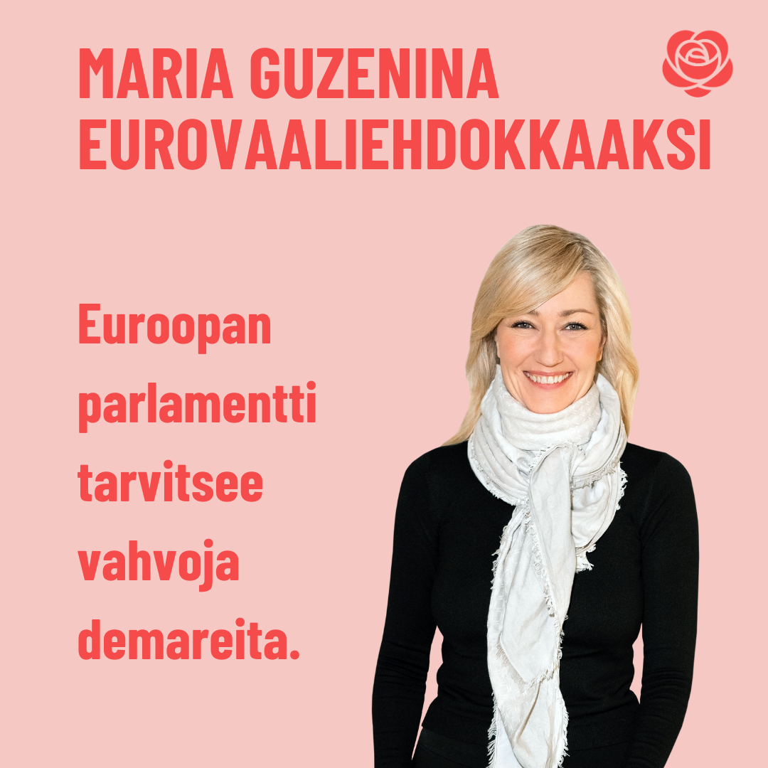 Maria Guzenina eurovaaliehdokkaaksi