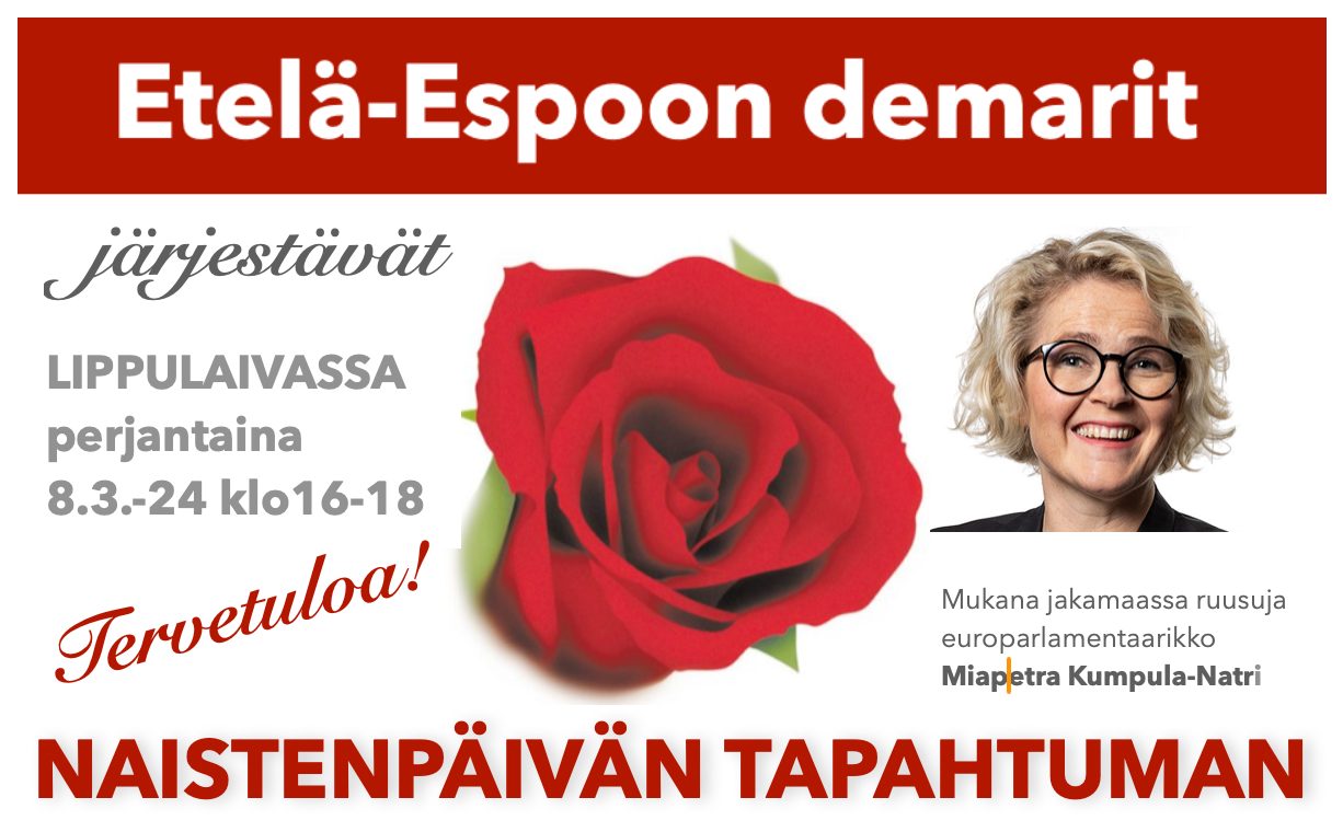 Naistenpäivän tapahtuma 8.3.