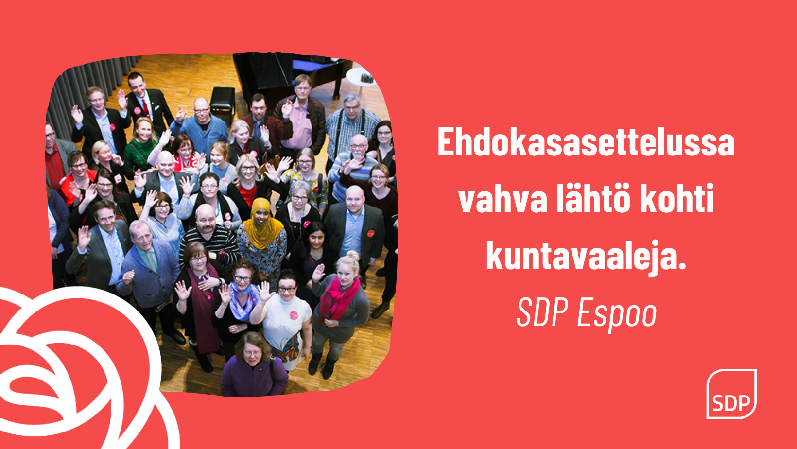 TIEDOTE: Ehdokasasettelussa vahva lähtö kohti kuntavaaleja