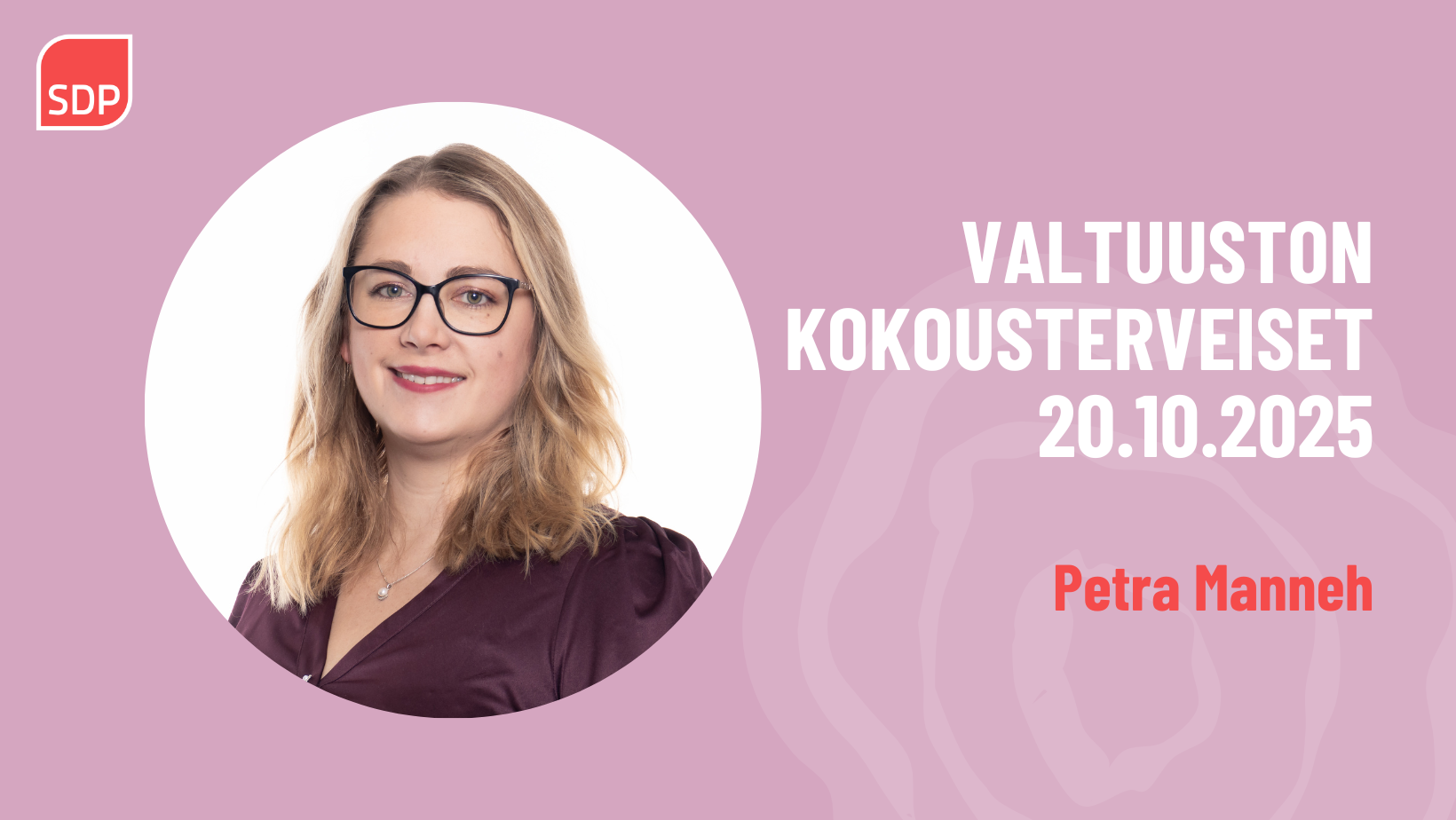 Valtuuston kokousterveiset 20.10.2025