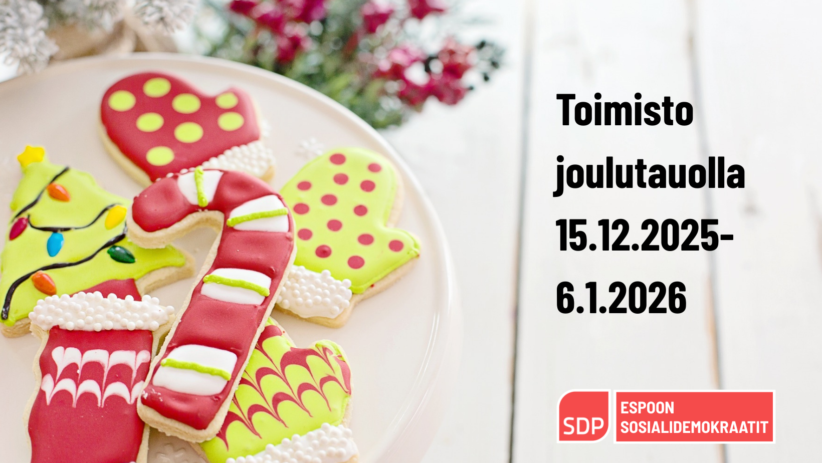 Toimiston joulutauko