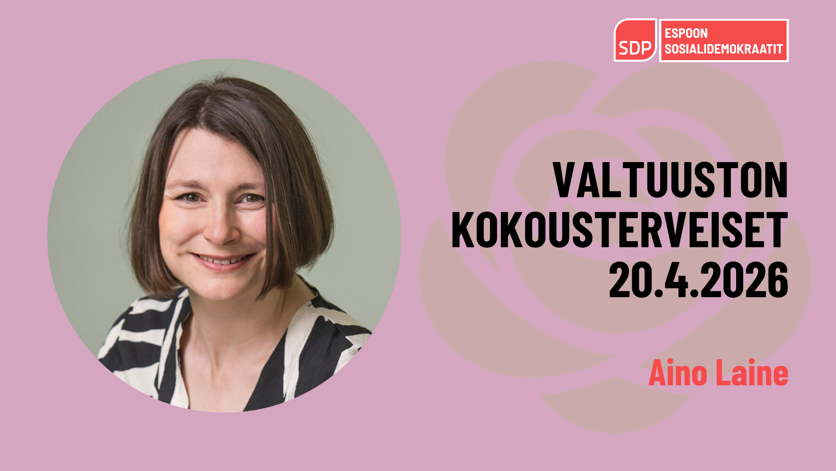 Valtuuston kokousterveiset 20.4.2026