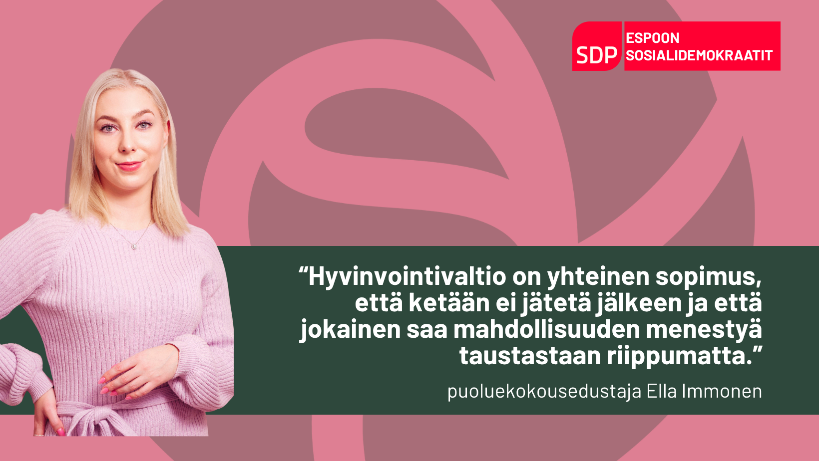 Immonen: Suomessa on meneillään todellinen hyvinvointivaltion alennustila