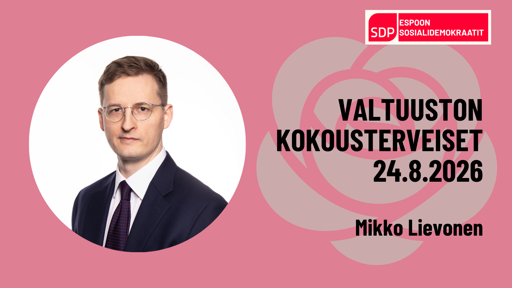 Valtuuston kokousterveiset 24.8.2026