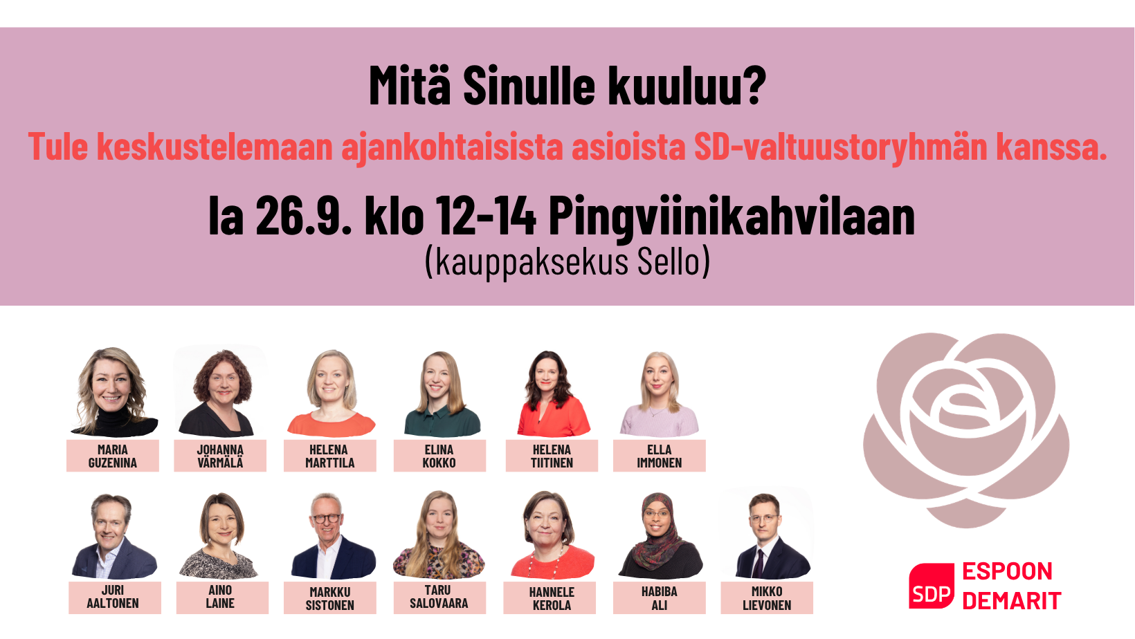 Valtuustoryhmä Sellossa